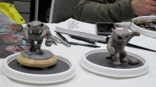 I can not remember who sculpted these, but that one of the left is pretty great.